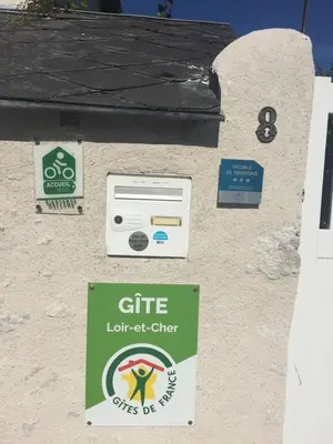 Certificat, récompense, panneau ou autre document affiché dans l'établissement Entre Loire et Sologne Maison d'hôtes