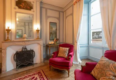 Coin salon dans l'établissement la Forge du Roy