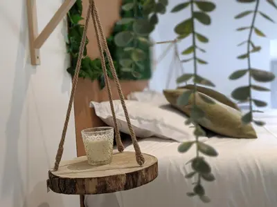 Un ou plusieurs lits dans un hébergement de l'établissement ''Le Savannah'' - Jacuzzi - A 3min du Zoo de Beauval