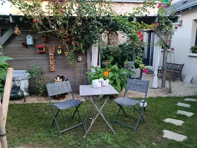 Jardin de l'établissement Gîte la comète