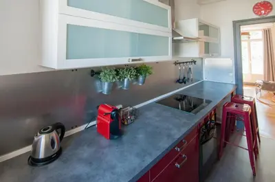 Cuisine ou kitchenette dans l'établissement Bel appartement Tours Centre 2 chambres, 6 pers 