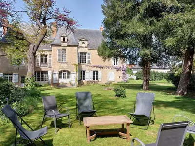 Jardin de l'établissement Manoir du Bellay