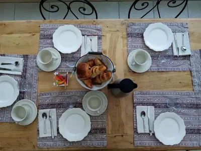 Nourriture dans le B&B/chambre d'hôtes ou à proximité
