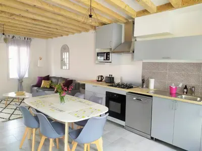Cuisine ou kitchenette dans l'établissement Casa Louka