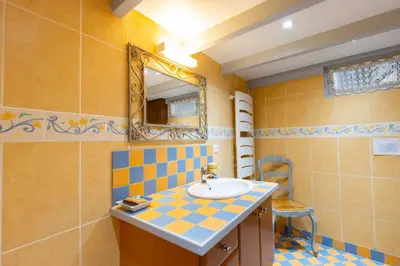 Salle de bains dans l'établissement TerràThana
