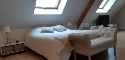 Un ou plusieurs lits dans un hébergement de l'établissement Le hameau
