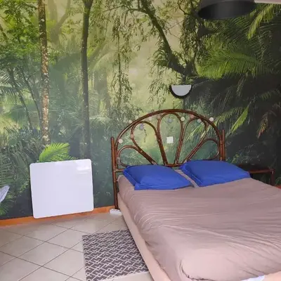 chambre avec SDB privative en pleine campagne