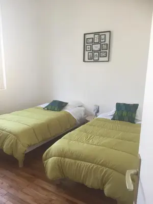 Un ou plusieurs lits dans un hébergement de l'établissement Appartement 1-6 pers situé entre les ponts