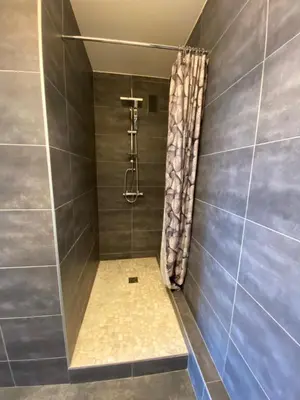 Salle de bains dans l'établissement Appartement du Val de Loire
