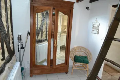Salle de bains dans l'établissement Le Pigeonnier, maison de charme au pied du château