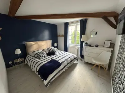 Un ou plusieurs lits dans un hébergement de l'établissement 2 chambres, 4 a 6 voyageurs en centre ville, à 5 mins du zoo
