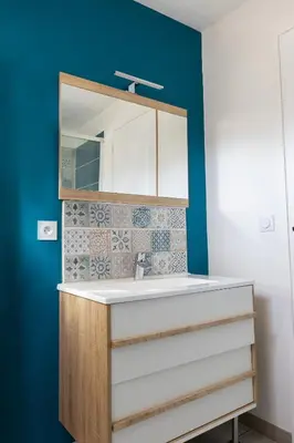 Salle de bains dans l'établissement Le gite du Maréchal