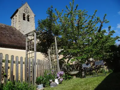 Jardin de l'établissement Gîte de Charme au Cœur d'une Petite Cité de Caractère près d'une Rivière et Monuments Historiques - FR-1-410-237