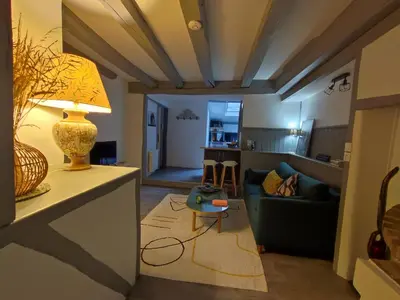 Cuisine ou kitchenette dans l'établissement APPARTEMENT QUARTIER CATHEDRALE