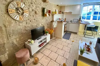 Cuisine ou kitchenette dans l'établissement Cocon de Douceur : Apaisement et Harmonie intérieure