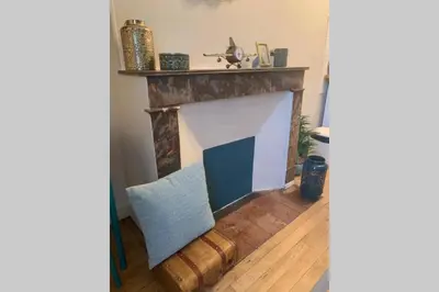 Coin salon dans l'établissement Elégance Art Déco en bord de Loire