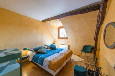 Un ou plusieurs lits dans un hébergement de l'établissement Les Hauts de Manse