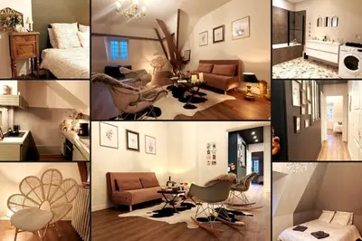 Plan de l'établissement Grand appartement place Saint-Pierre, proche Château de Saumur et bord de Loire
