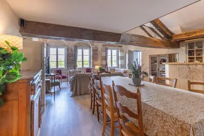 Coin salon dans l'établissement La Maison des Chalands