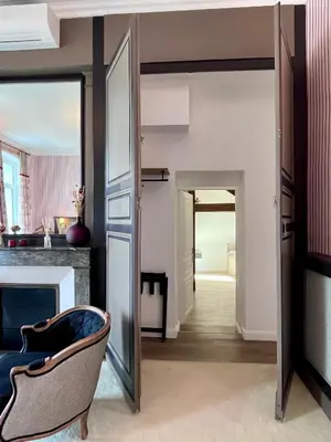 Coin salon dans l'établissement Le Clos du Roc