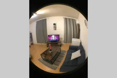 Télévision ou salle de divertissement dans l'établissement Appart T1 Gare TGV spacieux et tout équipé
