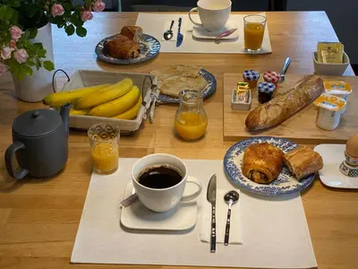 Nourriture dans le B&B/chambre d'hôtes ou à proximité