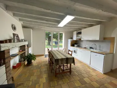 Cuisine ou kitchenette dans l'établissement Gîte de la maison de Triboulet- Amboise
