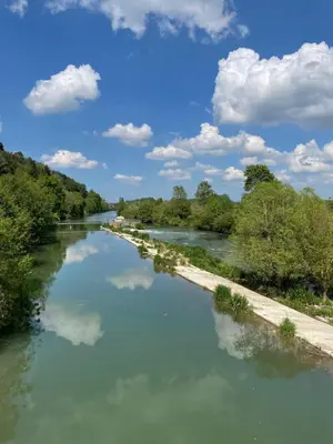 Paysage naturel près de la maison de vacances