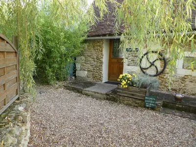 Jardin de l'établissement Les chaumières du Chêne