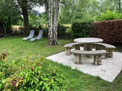 Jardin de l'établissement Gîte Les Hortensias