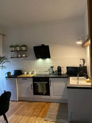 Cuisine ou kitchenette dans l'établissement Appartement VH III