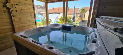 Plan de l'établissement Gîte La Belle Aventure avec piscine et jacuzzi