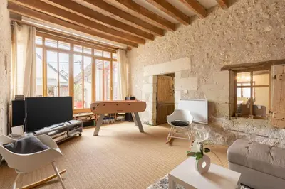 Plan de l'établissement Gîte La Belle Aventure avec piscine et jacuzzi