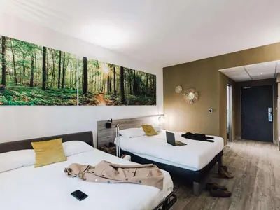 Un ou plusieurs lits dans un hébergement de l'établissement ibis Styles Contres-Cheverny