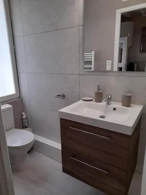 Salle de bains dans l'établissement Le cosy d'Amboise