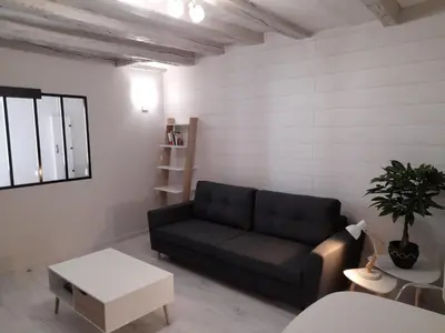 Coin salon dans l'établissement Le cosy d'Amboise