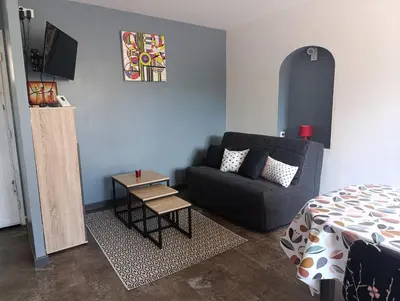 Télévision ou salle de divertissement dans l'établissement Maison Bel Être Langeais