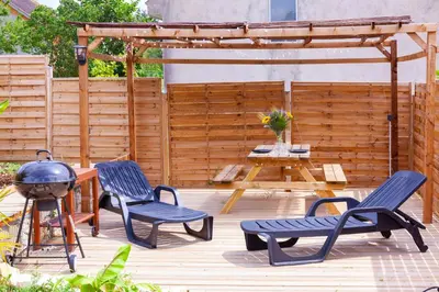 Terrasse ou espace extérieur de l'établissement Taiiga - Domaine Tropical