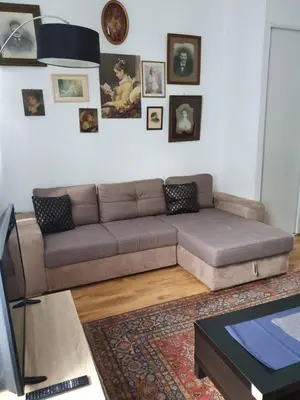 Coin salon dans l'établissement Location courte durée