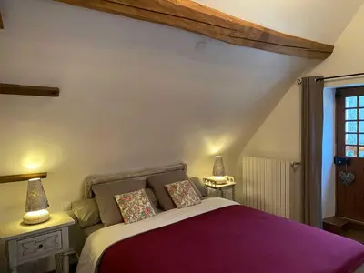 Un ou plusieurs lits dans un hébergement de l'établissement Le Moulin de Pasnel