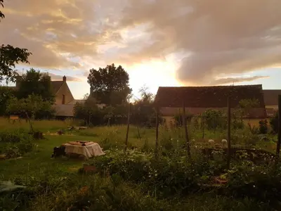 Jardin de l'établissement Le Clos de la Canardière