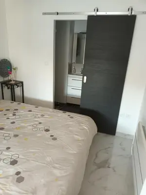 Un ou plusieurs lits dans un hébergement de l'établissement BELLE MAISON A Ménars