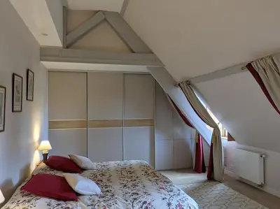 Un ou plusieurs lits dans un hébergement de l'établissement Château de Brissac