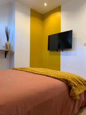 Télévision ou salle de divertissement dans l'établissement Gîte au pied du château de Chaumont-Sur-Loire, Chambord et Amboise