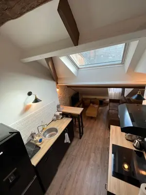 Cuisine ou kitchenette dans l'établissement Le Duplex Chartrain - Séjour au cœur de Blois