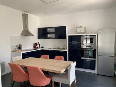 Cuisine ou kitchenette dans l'établissement Logis Du Magny, 5 min à pied du château d'Amboise