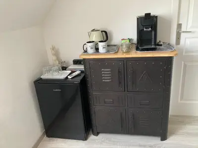Cuisine ou kitchenette dans l'établissement Le chemin de la Loire