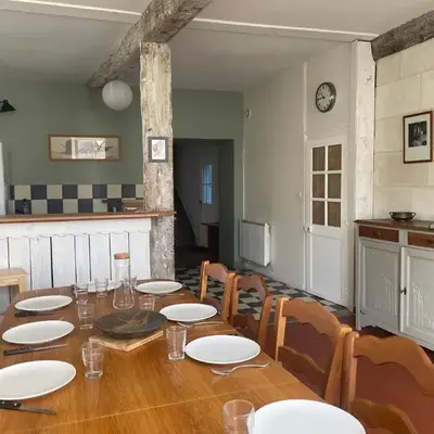 2 gîtes mitoyens - 10 personnes - Jardin - Centre Saint Aignan