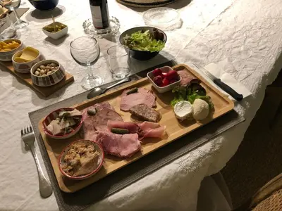 Nourriture dans le B&B/chambre d'hôtes ou à proximité