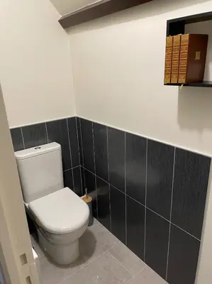 Salle de bains dans l'établissement LA MAISON DE TRIBOULET Chambres et table d'hôtes -Amboise-